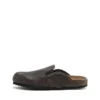 d-woodstock slip-on Mules D-Woodstock en daim effet craquelé