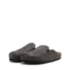 d-woodstock slip-on Mules D-Woodstock en daim effet craquelé