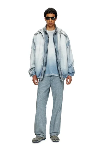 d-wynny jogg Veste à capuche en JoggJeans imprimé effet délavé