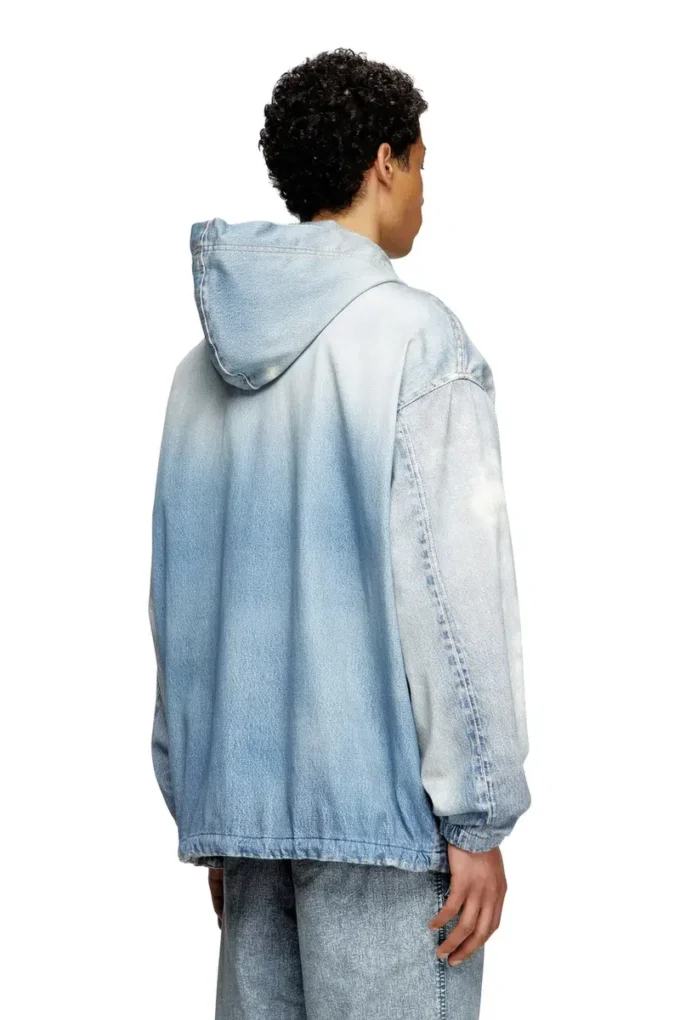 d-wynny jogg Veste à capuche en JoggJeans imprimé effet délavé