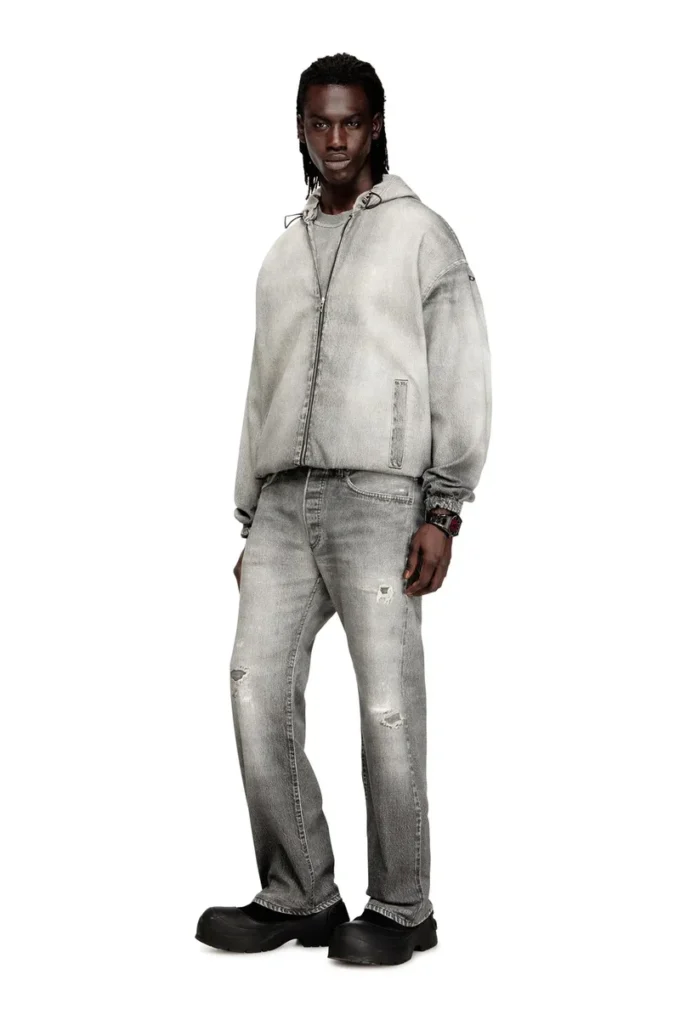 d-wynny jogg Veste à capuche en JoggJeans trompe-l&rsquo;œil