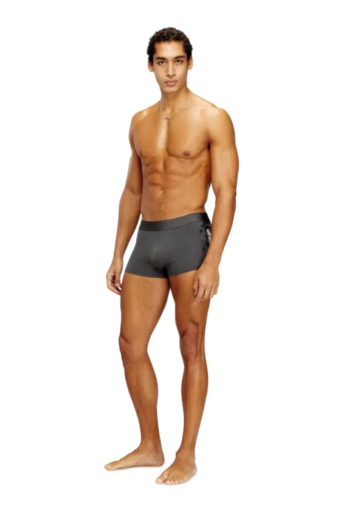 damien-gft Boxers en coton stretch avec imprimé ton sur ton