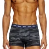 damien-utlt-3pack Lot de 3 boxers unis et camouflage