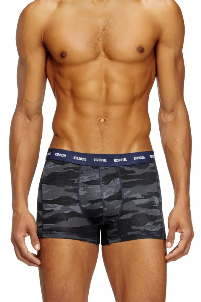 damien-utlt-3pack Lot de 3 boxers unis et camouflage