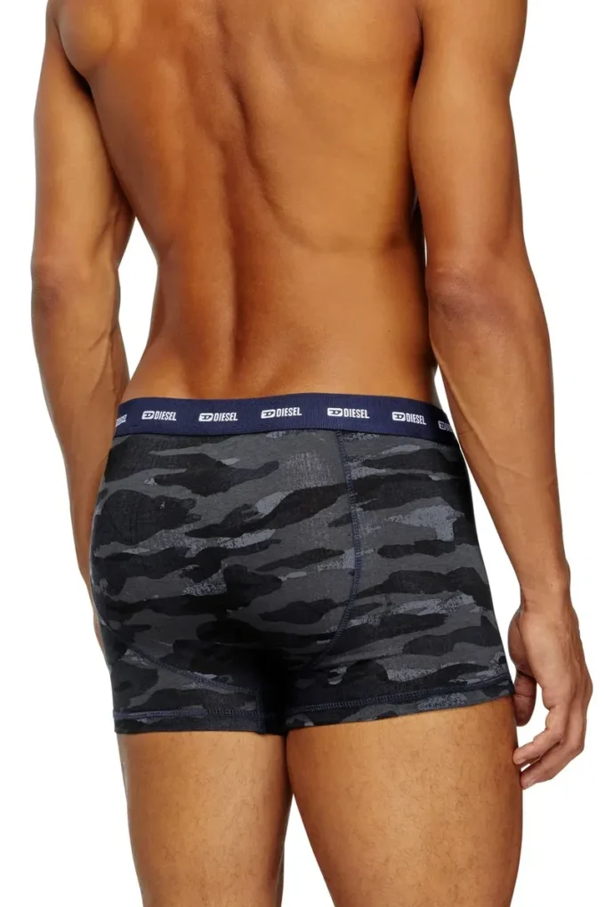 damien-utlt-3pack Lot de 3 boxers unis et camouflage