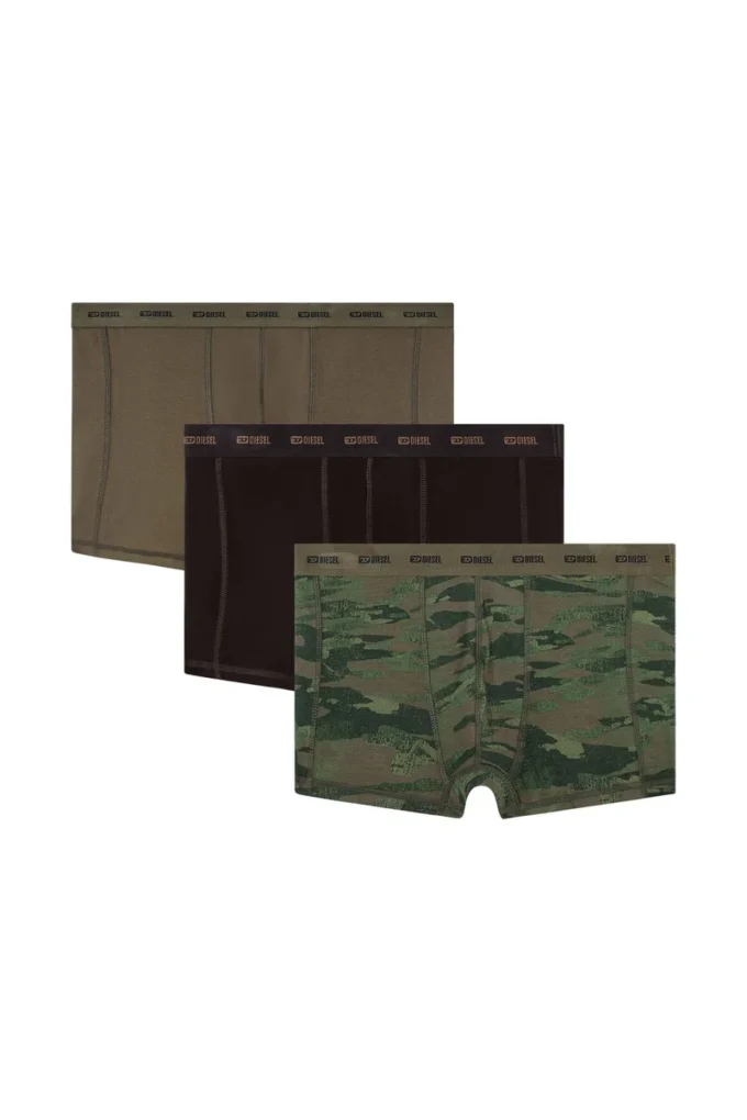 damien-utlt-3pack Lot de 3 boxers unis et camouflage