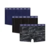 damien-utlt-3pack Lot de 3 boxers unis et camouflage