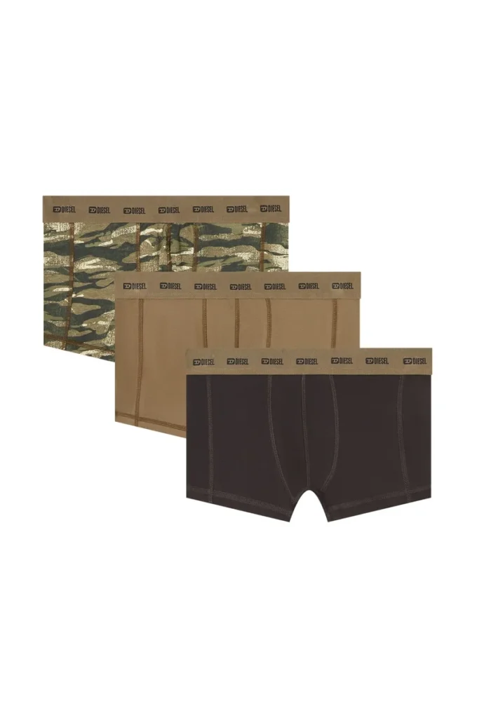 damien-utlt-3pack Lot de 3 boxers unis et camouflage