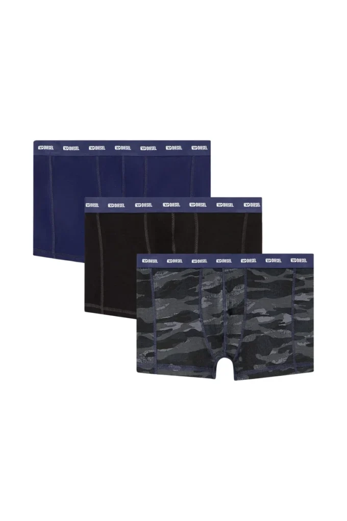 damien-utlt-3pack Lot de 3 boxers unis et camouflage