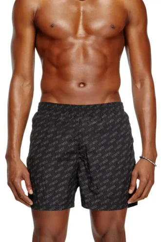 daniel-41-mono-utlt Short de bain mi-long avec logo intégral