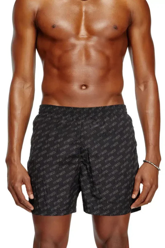 daniel-41-mono-utlt Short de bain mi-long avec logo intégral