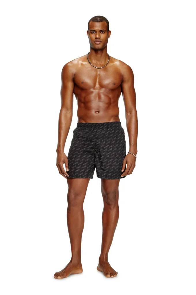 daniel-41-mono-utlt Short de bain mi-long avec logo intégral