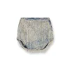 de-ada-s Mini-jupe en denim avec détails à bords francs
