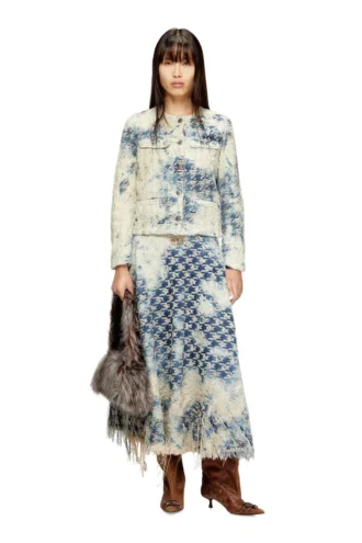 de-annet-fsh1 Jupe midi en denim à motif pied-de-poule