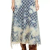 de-annet-fsh1 Jupe midi en denim à motif pied-de-poule