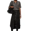 de-ard-long Jupe midi en denim