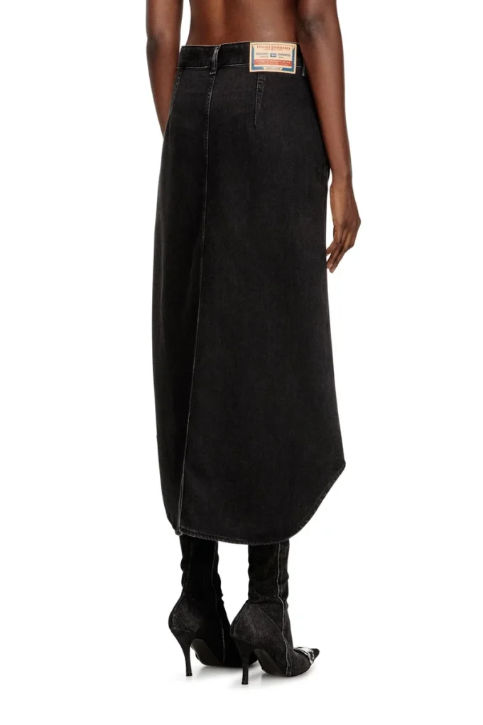 de-ard-long Jupe midi en denim