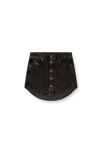 de-ard Mini-jupe en denim boutonnée sur le devant