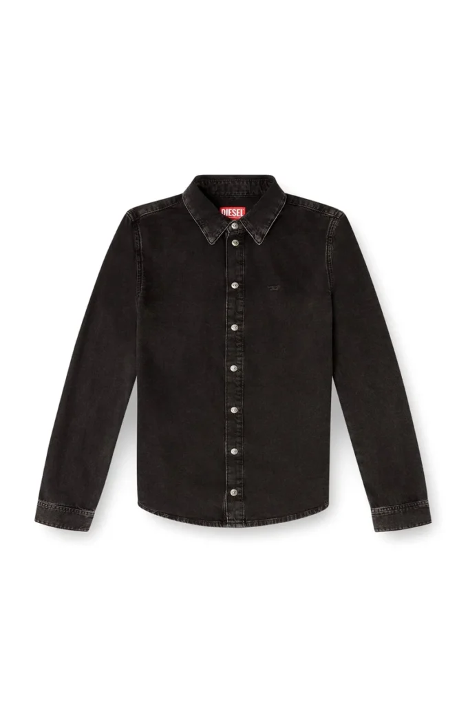 de-eazy Chemise en denim avec coutures contrastées
