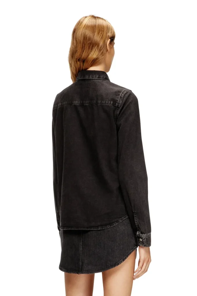 de-eazy Chemise en denim avec coutures contrastées