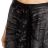 de-hannie-fsh Jupe ample en denim coton-chanvre laserisé