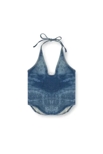 de-janice-s Top dos nu en denim Reform