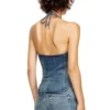 de-janice-s Top dos nu en denim Reform