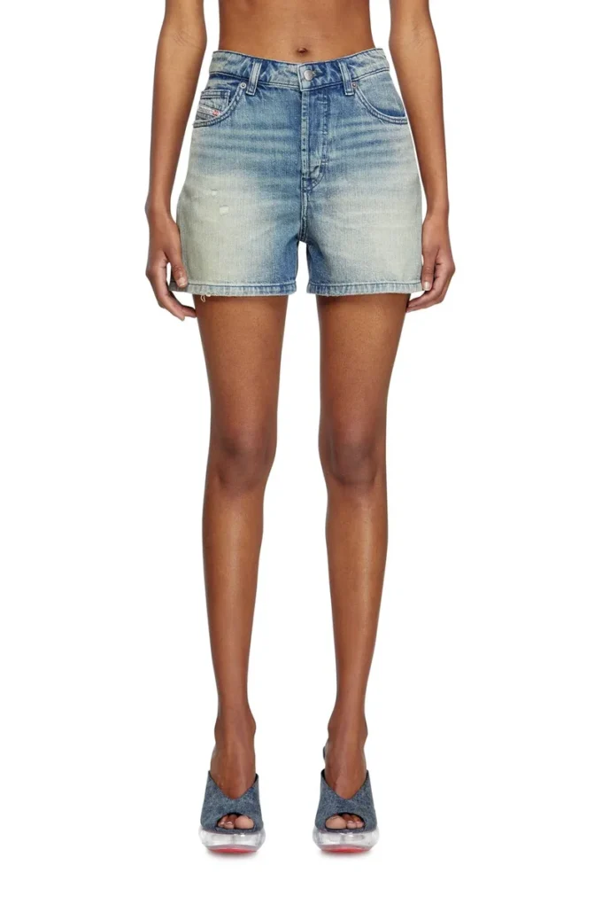 de-jiro Short en denim effet usé