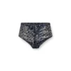 de-jizz-fsh2 Short en denim tie-dye à motif pied-de-poule de-jizz-fsh2 Short en denim tie-dye à motif pied-de-poule