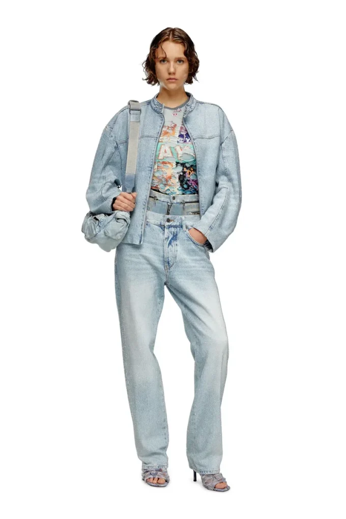 de-marge-fse Veste oversize en denim cristal