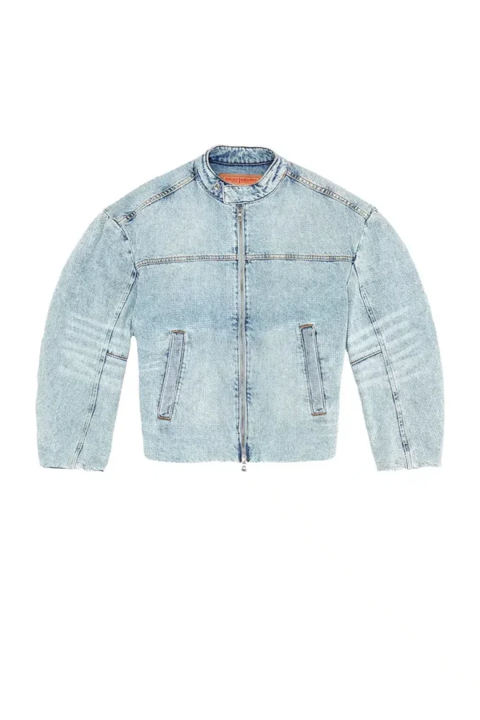 de-marge-fse Veste oversize en denim cristal