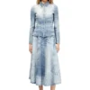 de-masly-fsh Chemise en denim nid d&rsquo;abeille vieilli