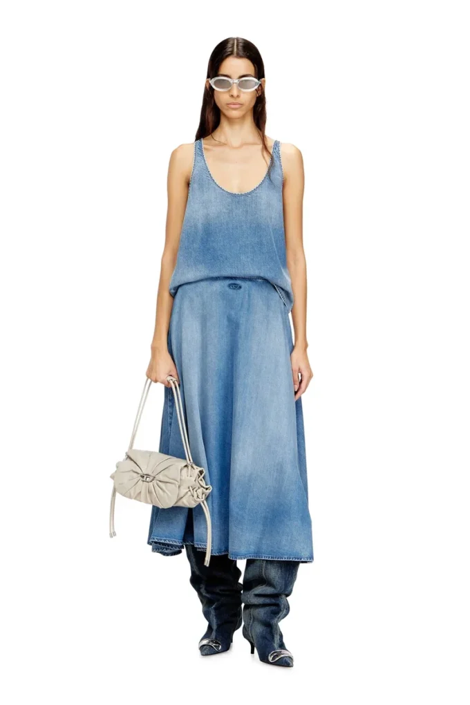 de-misy-s Top en denim léger délavé
