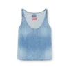 de-misy-s Top en denim léger délavé