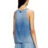 de-misy-s Top en denim léger délavé