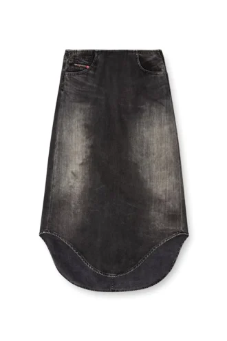 de-plumy-s Jupe midi en denim avec effet ombré