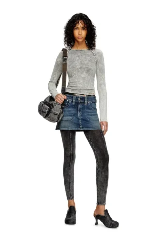 de-rago-re Mini-jupe en denim Rehab
