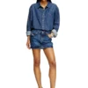 de-ron Mini-jupe en denim
