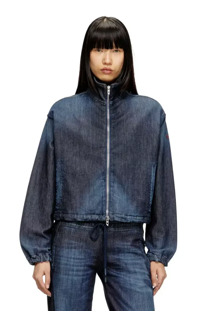 de-sanderz jogg Veste JoggJeans à col montant