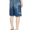 de-sire-short Short en denim à effet contrasté
