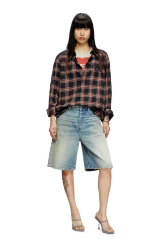 de-sire-short Short en denim effet usé