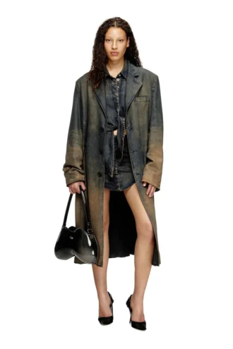de-susan-s Robe en denim fluide