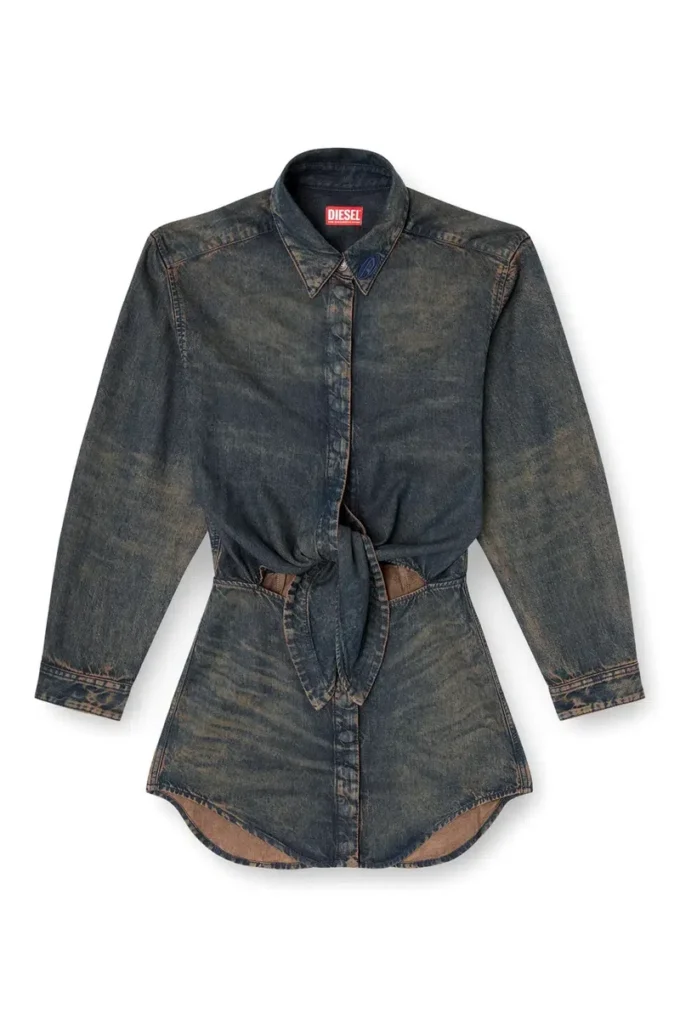 de-susan-s Robe en denim fluide