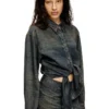 de-susan-s Robe en denim fluide