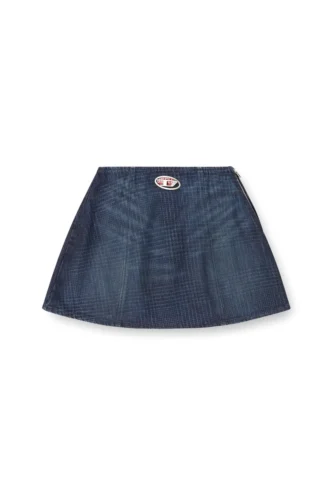 de-sweny-s1 Mini-jupe en denim Prince de Galles