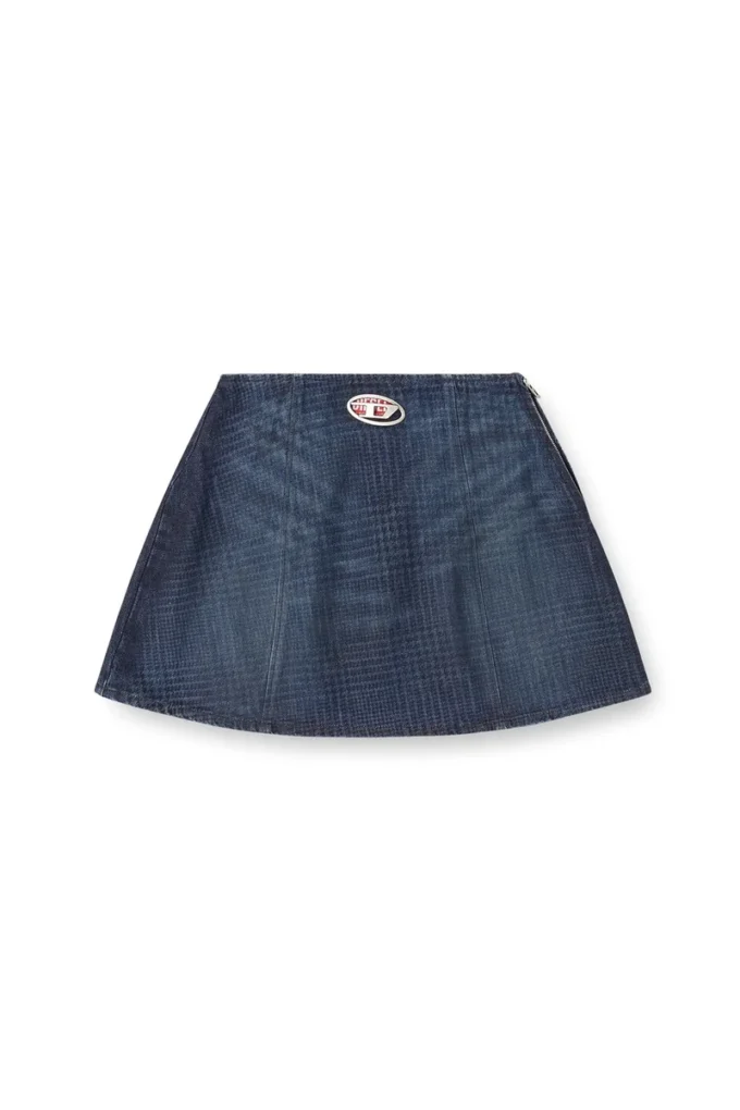 de-sweny-s1 Mini-jupe en denim Prince de Galles