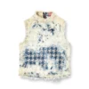 de-tapi-fsh2 Top sans manches en denim à motif pied-de-poule