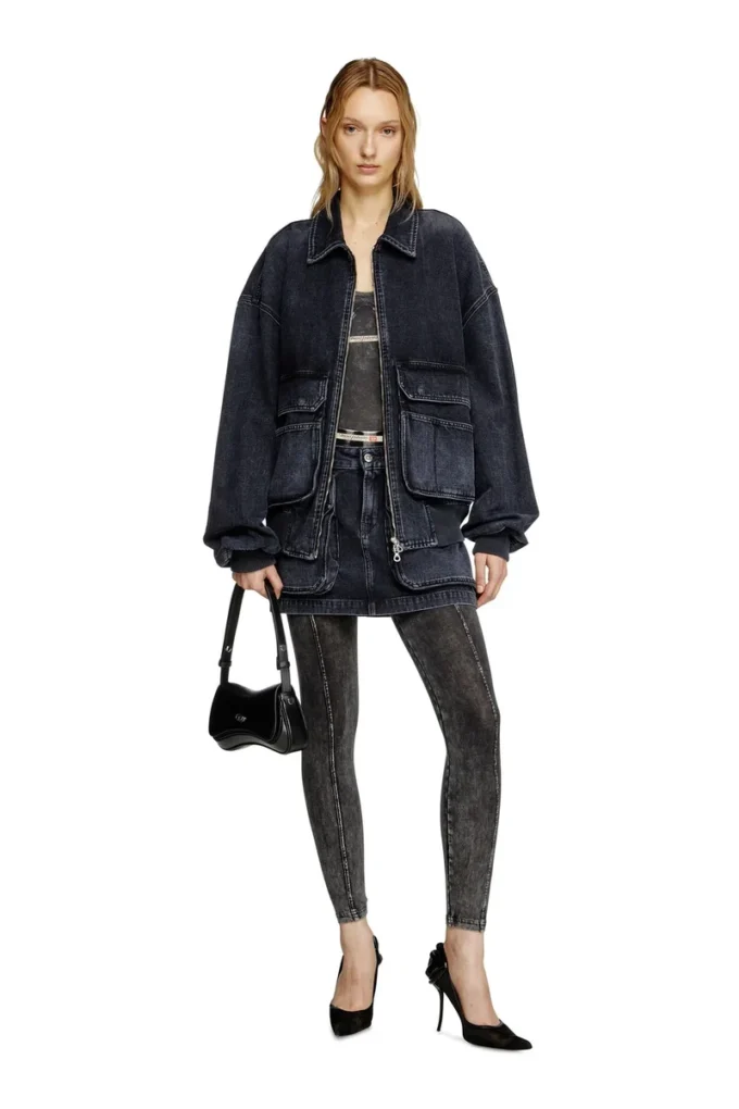 de-ton Mini-jupe en denim tissé batavia