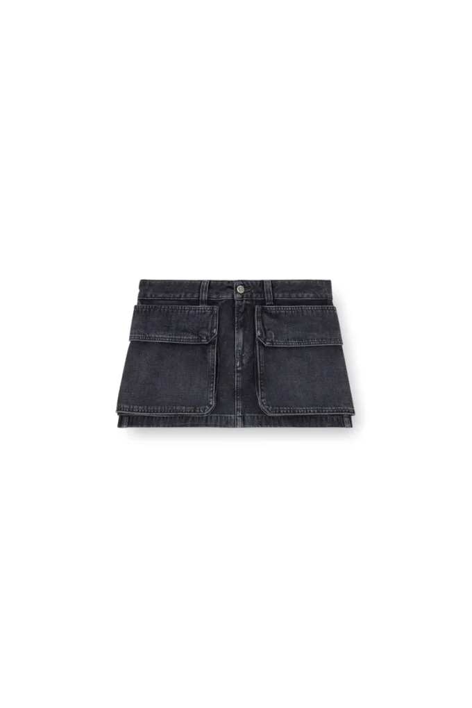 de-ton Mini-jupe en denim tissé batavia