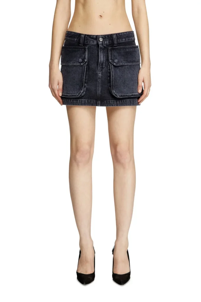 de-ton Mini-jupe en denim tissé batavia